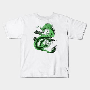 GREEN DRAGON Kids T-Shirt